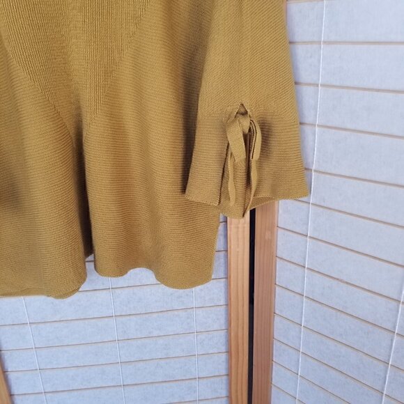 Wool Blend Sweater Bow Detail Size Large Loose Fit Thanksgiving Dinner EUC - Picture 5 of 8